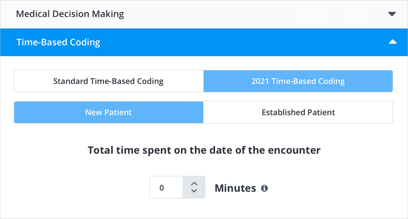 2021 Timebased Coding Healthicity Support